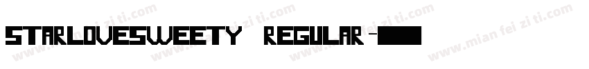 StarLoveSweety Regular字体转换
